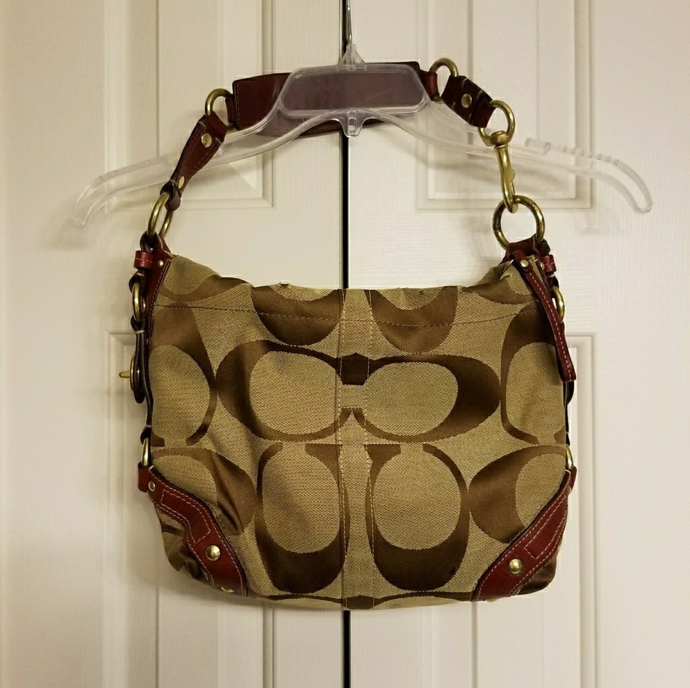 COACH Signature Hobo Bag Carly